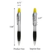 Custom Highlighter Combo Pen | https://www.bestnamebadges.com