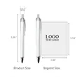 Roll Paper Insert Ballpoint Pen | https://www.bestnamebadges.com