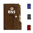 Durable Grey Board Notebook with Sticky Notes and Pen | https://www.bestnamebadges.com