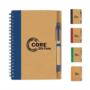 5" x 7" Spiral Notebook with Pen Set