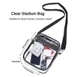 Waterproof Clear Crossbody Bag | https://www.bestnamebadges.com