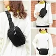 Double Layer Fanny Pack Crossbody Bag | https://www.bestnamebadges.com