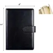 A5 PU Magnetic Business Notebook | https://www.bestnamebadges.com