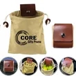 Canvas Foraging Drawstring Bag | https://www.bestnamebadges.com