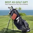 Golf Accessories Set with Leather Case | https://www.bestnamebadges.com