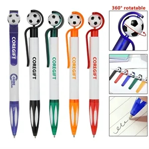 Rotating Soccer Shape Ballpoint Pens