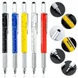 6 in 1 Multitool Tech Tool Ballpoint Pen | https://www.bestnamebadges.com