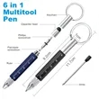 6 in 1 Multifunction Pen | https://www.bestnamebadges.com