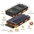 Outdoor Waterproof Solar Power Bank with Compass | https://www.bestnamebadges.com