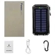 Outdoor Waterproof Solar Power Bank with Compass | https://www.bestnamebadges.com