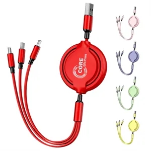 3 in 1 Retractable Charging Cable