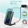 Foldable 2 in 1 Wireless Charging Station | https://www.bestnamebadges.com