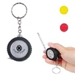 Mini Keychain Retractable Tire Shape Tape Measure | https://www.bestnamebadges.com