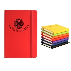 50 MOQ A5 Strap Softcover Classic College Ruled Notebook