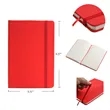 50 MOQ A5 Strap Softcover Classic College Ruled Notebook | https://www.bestnamebadges.com
