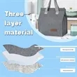 Simple Insulated Lunch Tote Bag | https://www.bestnamebadges.com