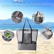 Waterproof Beach Bag with Cooler Compartment | https://www.bestnamebadges.com