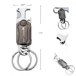 4-IN-1 Multi-Functional Spinner Knife Car Key Holder | https://www.bestnamebadges.com