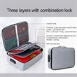 Fireproof Document Box with Lock | https://www.bestnamebadges.com