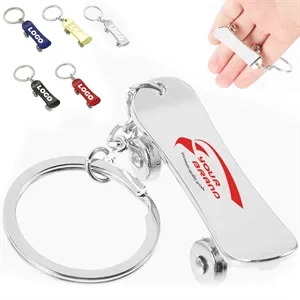 Mini Scooter Metal Keychain