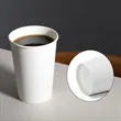 White Paper Hot/Cold Disposable Beverage Drinking Cup | https://www.bestnamebadges.com