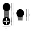 Magnetic Foldable Desktop Phone Stand | https://www.bestnamebadges.com