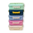 50MOQ Large  Wheat Straw Lunch Box With Fork Spoon | https://www.bestnamebadges.com