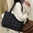 Puffer Tote Bag | https://www.bestnamebadges.com