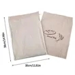 Drawstring Linen Food Grade Bread Bag | https://www.bestnamebadges.com