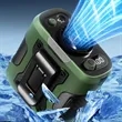 Rechargeable Waist Clip Fan | https://www.bestnamebadges.com