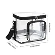Transparent PVC Lunch Bag | https://www.bestnamebadges.com