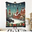 Full Color Custom Large Soft Flannel Fleece Blanket 60"x45" | https://www.bestnamebadges.com