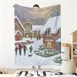Full Color Custom Large Soft Flannel Fleece Blanket 60"x45" | https://www.bestnamebadges.com
