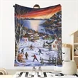Full Color Custom Large Soft Flannel Fleece Blanket 60"x45" | https://www.bestnamebadges.com