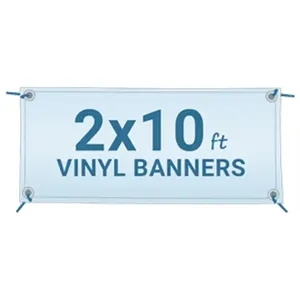 Vinyl Banner 2' x 10' | https://www.bestnamebadges.com