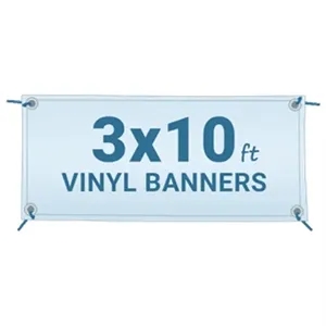 Vinyl Banner 3' x 10' | https://www.bestnamebadges.com