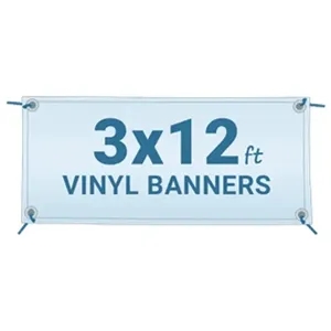 Vinyl Banner 3' x 12' | https://www.bestnamebadges.com