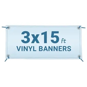 Vinyl Banner 3' x 15' | https://www.bestnamebadges.com