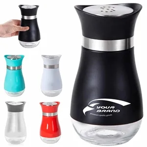 Refillable Stainless Steel Spice Shaker with Lid
