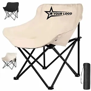 Lightweight Folding Camping Chair with Side Pocket