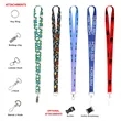 3/4" Custom Dye Sublimated Lanyard | https://www.bestnamebadges.com
