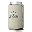 Canvas Foam Can Cooler | https://www.bestnamebadges.com