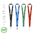 3/4" Rpet Dye Sublimated Lanyard | https://www.bestnamebadges.com