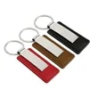 Metal Keychain With PU Leather | https://www.bestnamebadges.com