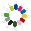 Plastic Oval Shaped Keychain | https://www.bestnamebadges.com