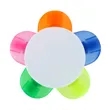 Flower Shape Highlighter With 5 Different Colors | https://www.bestnamebadges.com