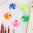 Flower Shape Highlighter With 5 Different Colors | https://www.bestnamebadges.com