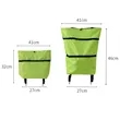 Foldable Shopping Cart with Wheel | https://www.bestnamebadges.com