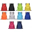 Drawstring Backpack with Wet and Dry Compartments | https://www.bestnamebadges.com
