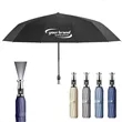 Auto Open Folding LED Umbrella | https://www.bestnamebadges.com